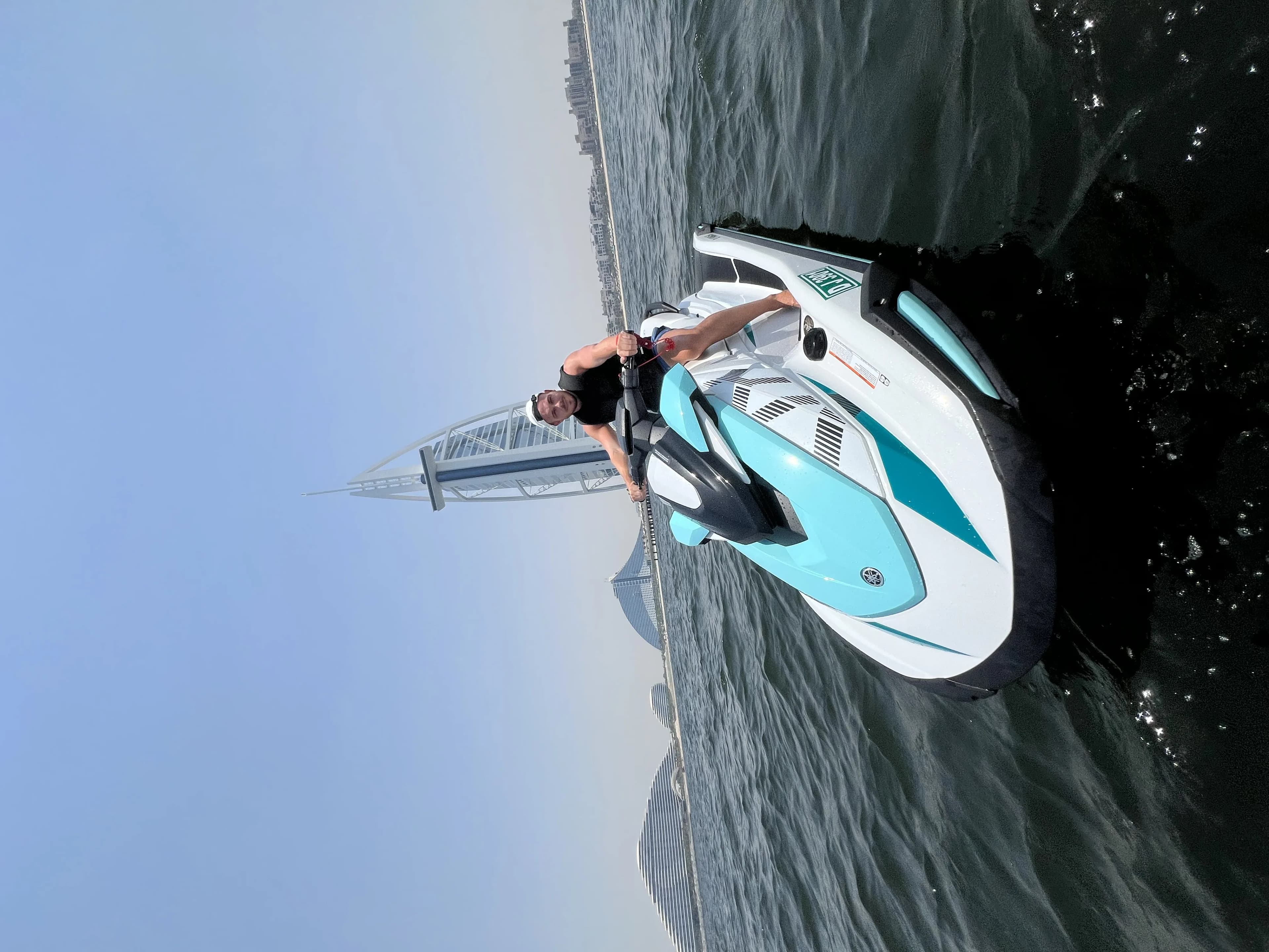 Jet ski Dubai high speed — action shot