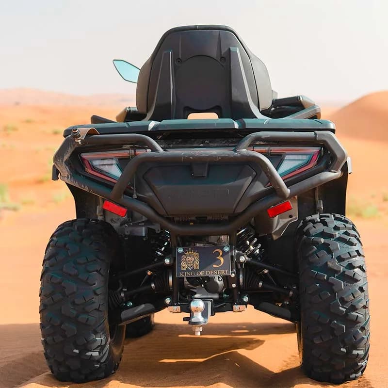 CF Moto 625 automatic quad bike in the Dubai desert — photo 4