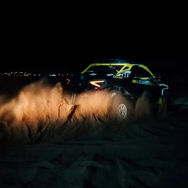 Canam X3 Turbo dune buggy Dubai desert