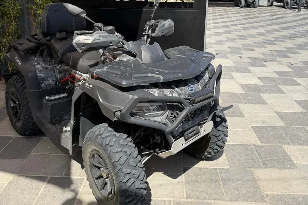 CF Moto quad biking Dubai dunes