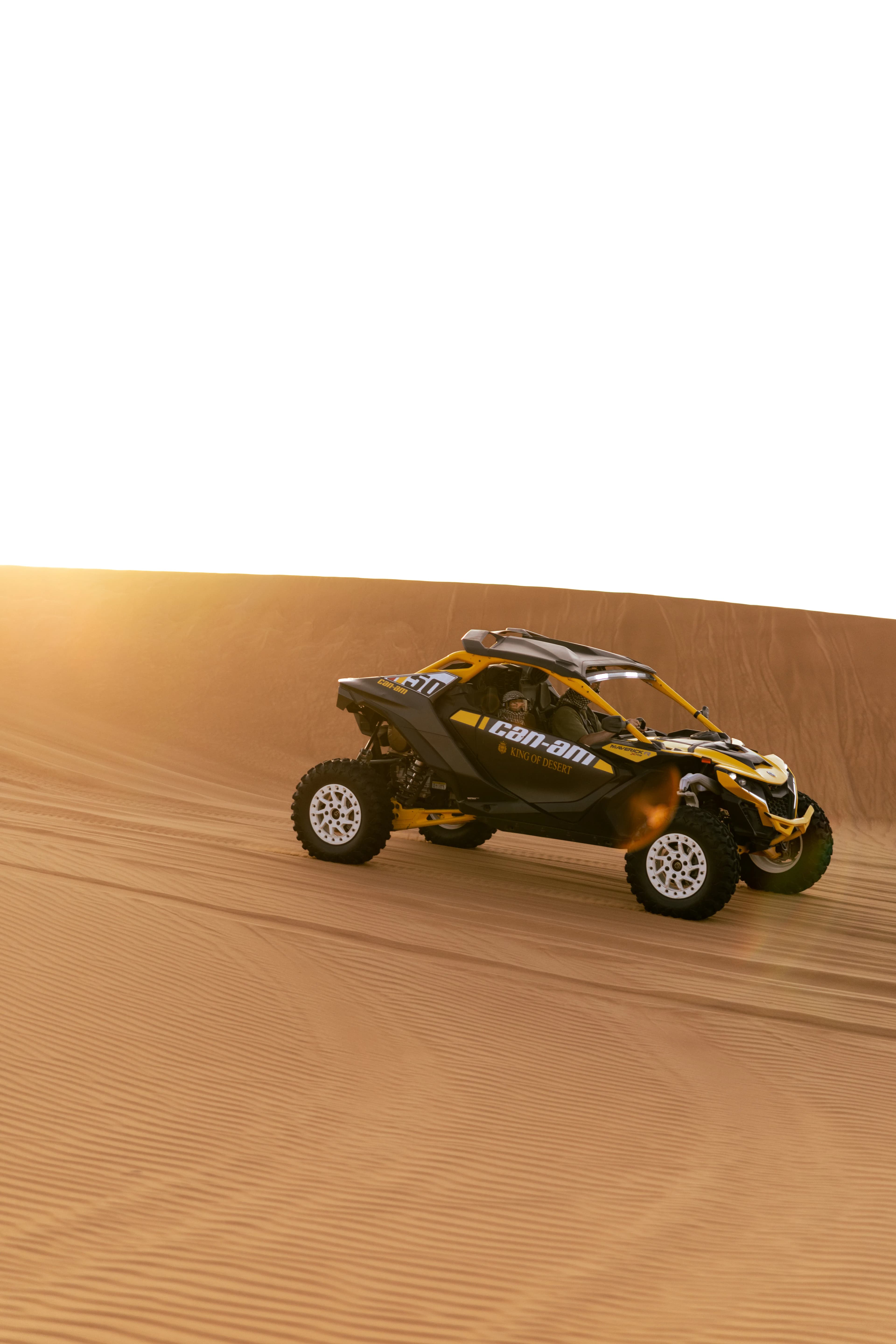 UAE desert dunes at golden hour