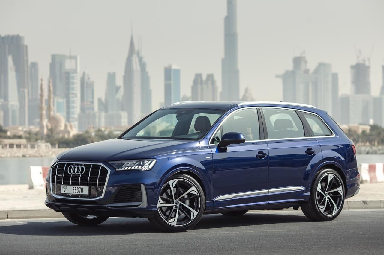 AUdi Q7 2021 rental Dubai