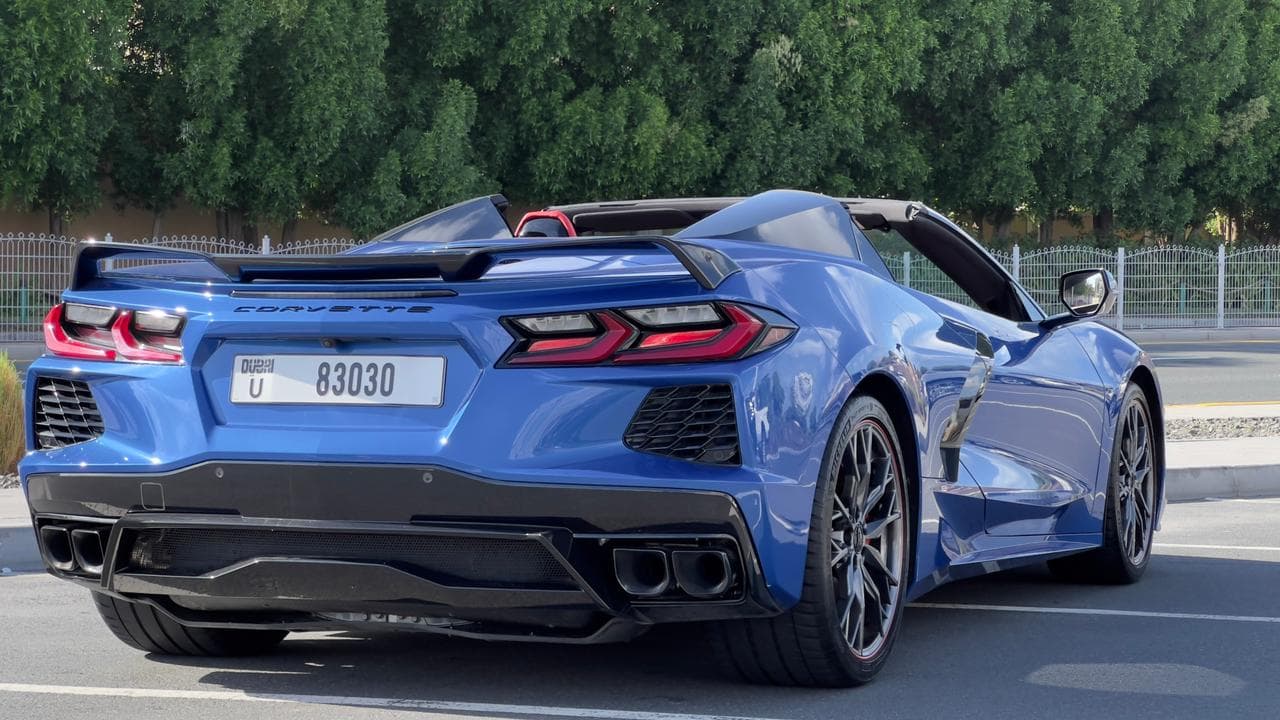 CHevrolet Corvette 2023 rental Dubai