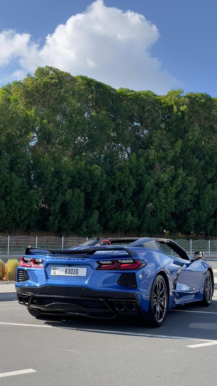CHevrolet Corvette 2023 rental Dubai