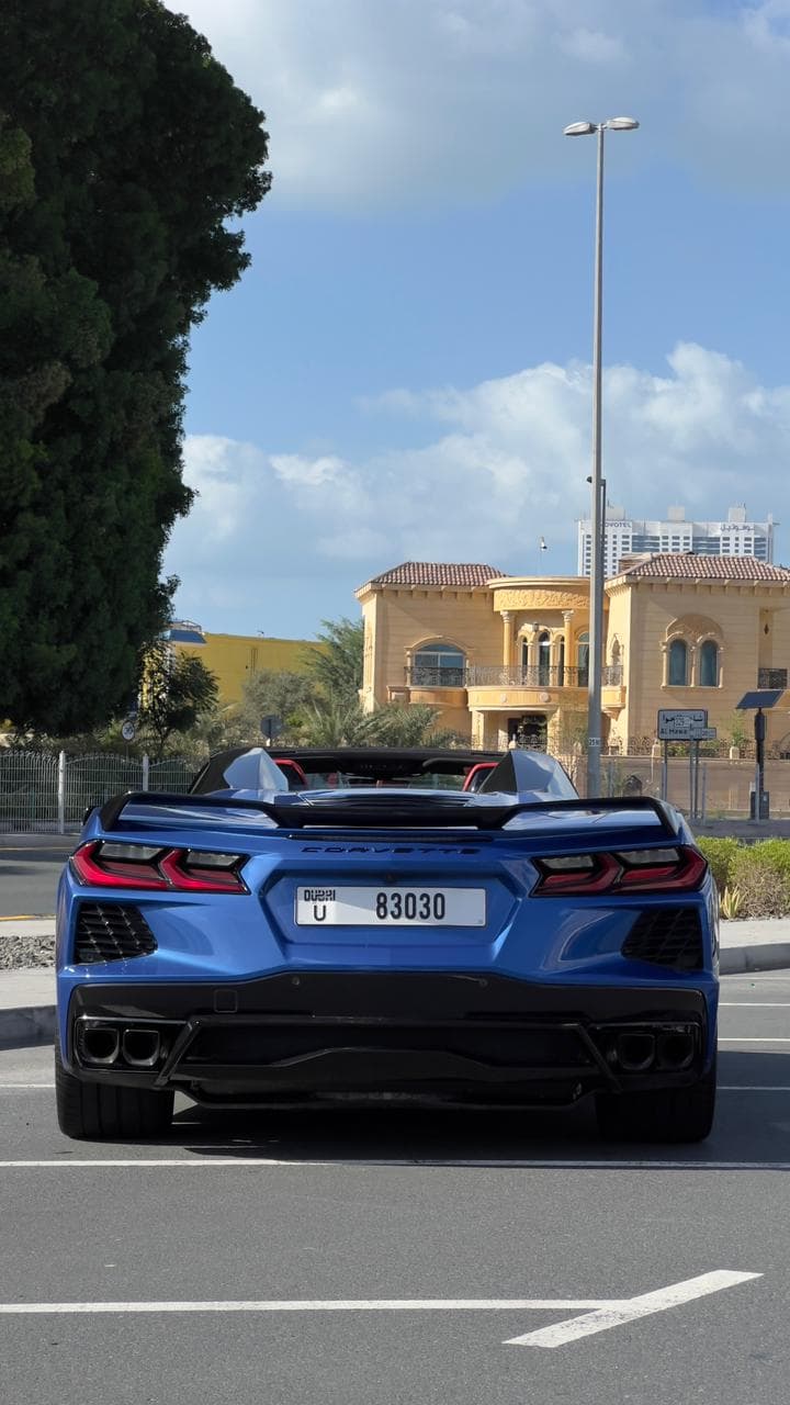CHevrolet Corvette 2023 rental Dubai