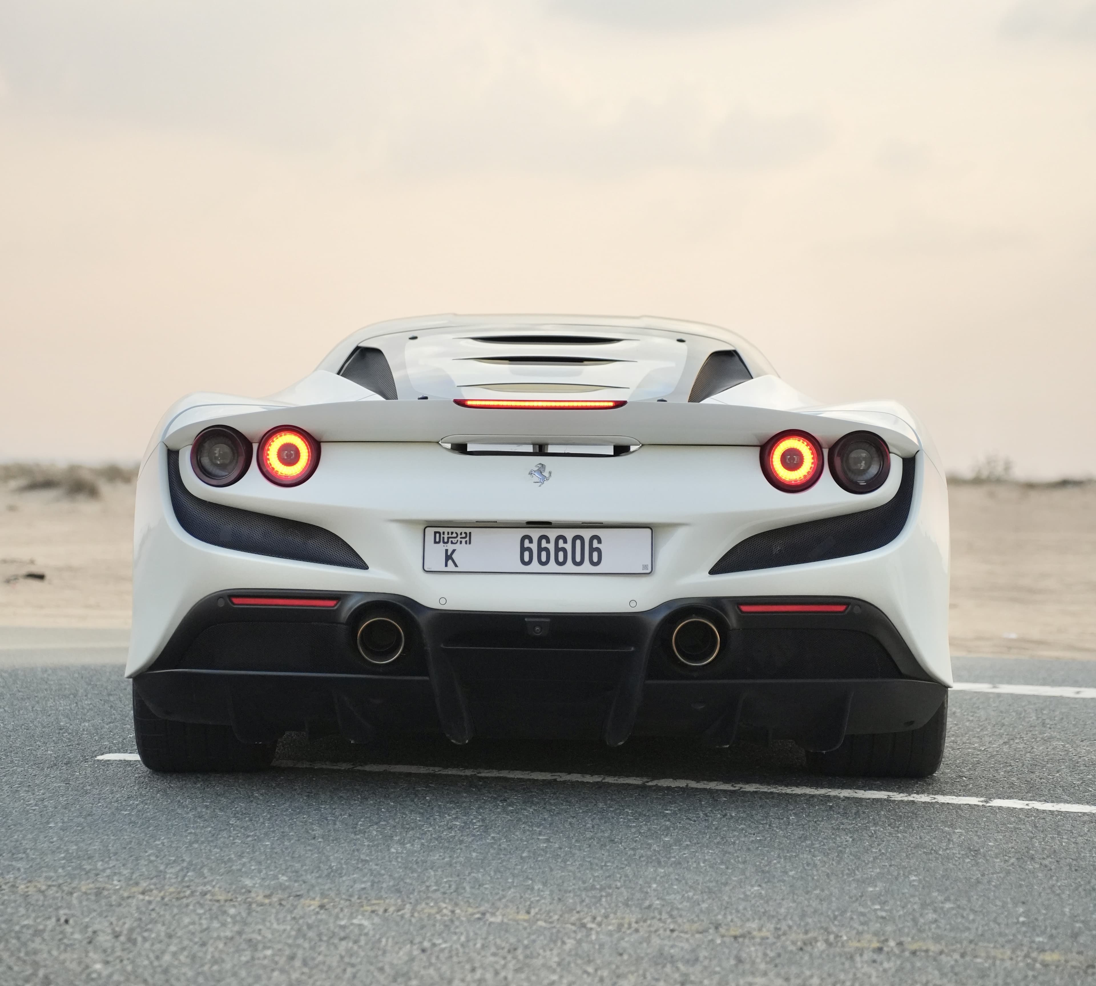 FErrari F8 Tributo 2020 rental Dubai