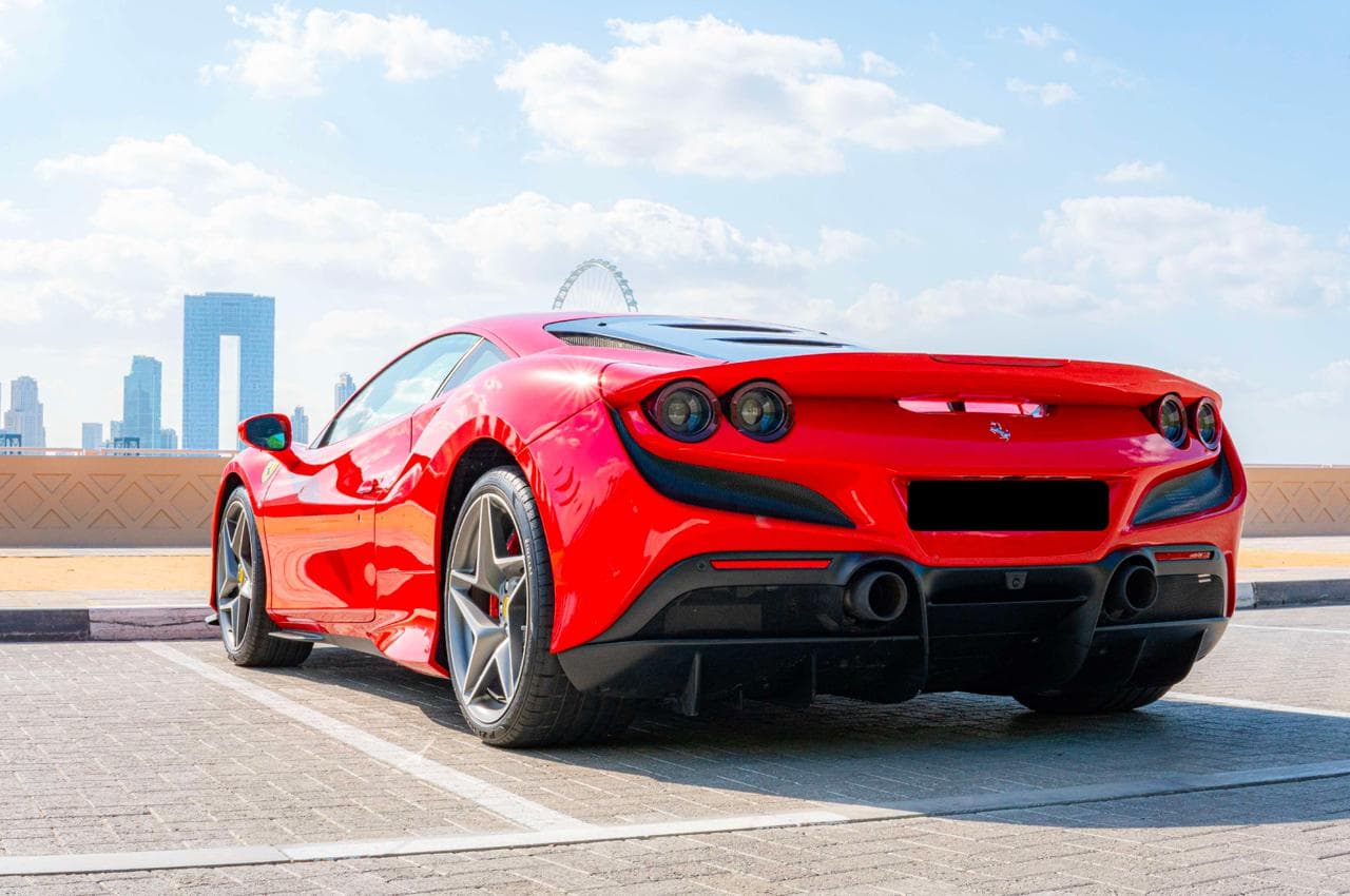 FErrari F8 Tributo  Coupe 2023 rental Dubai
