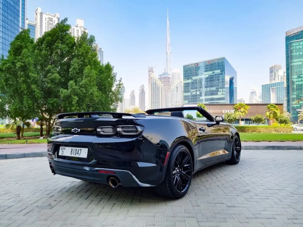 CHevrolet CAMARO SS V8 () Black 2021 rental Dubai