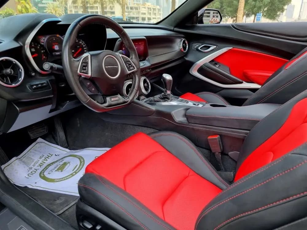 CHevrolet CAMARO SS V8 () Black 2021 rental Dubai