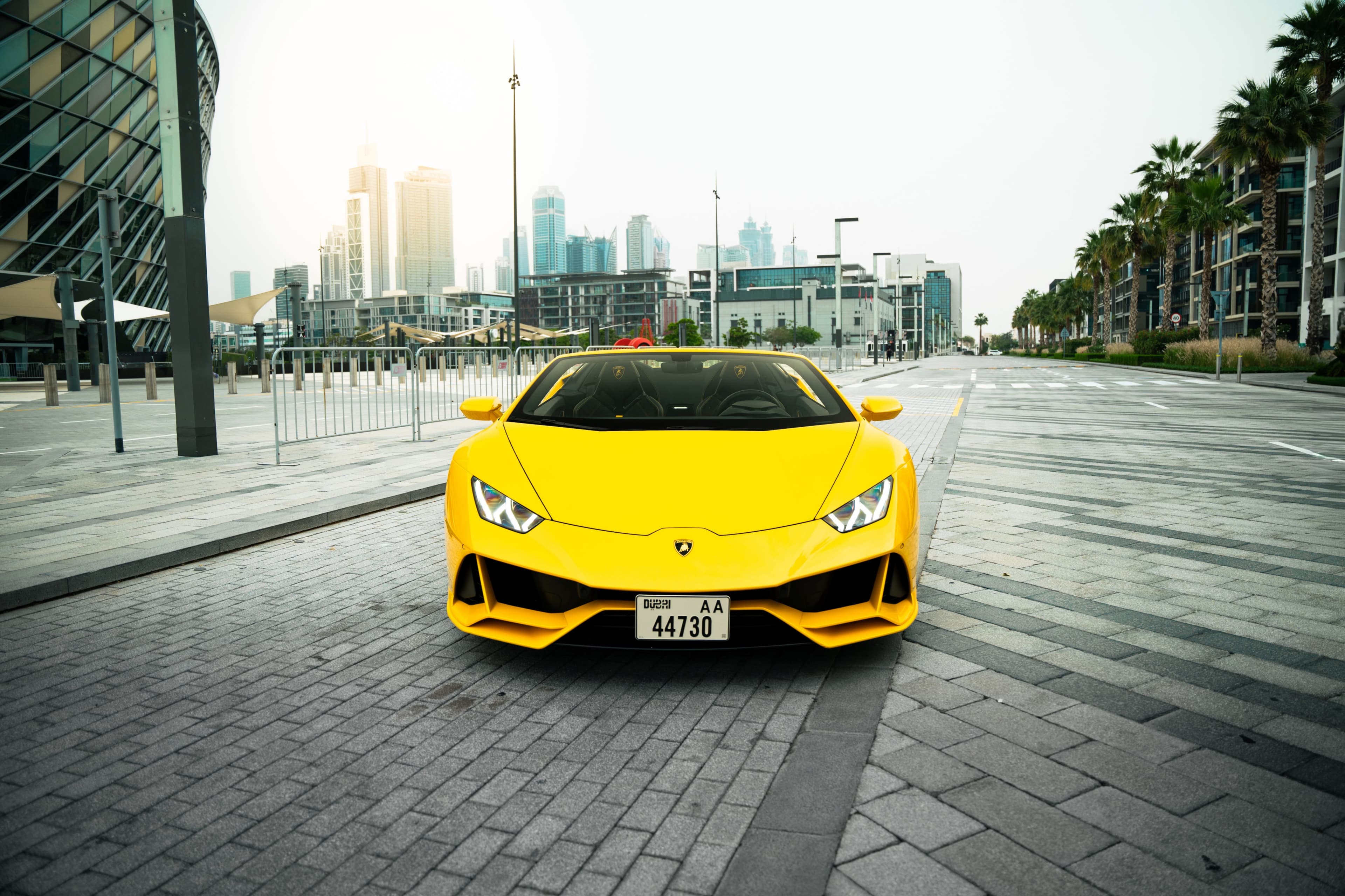 LAmborghini EVO SPYDER 2025 rental Dubai
