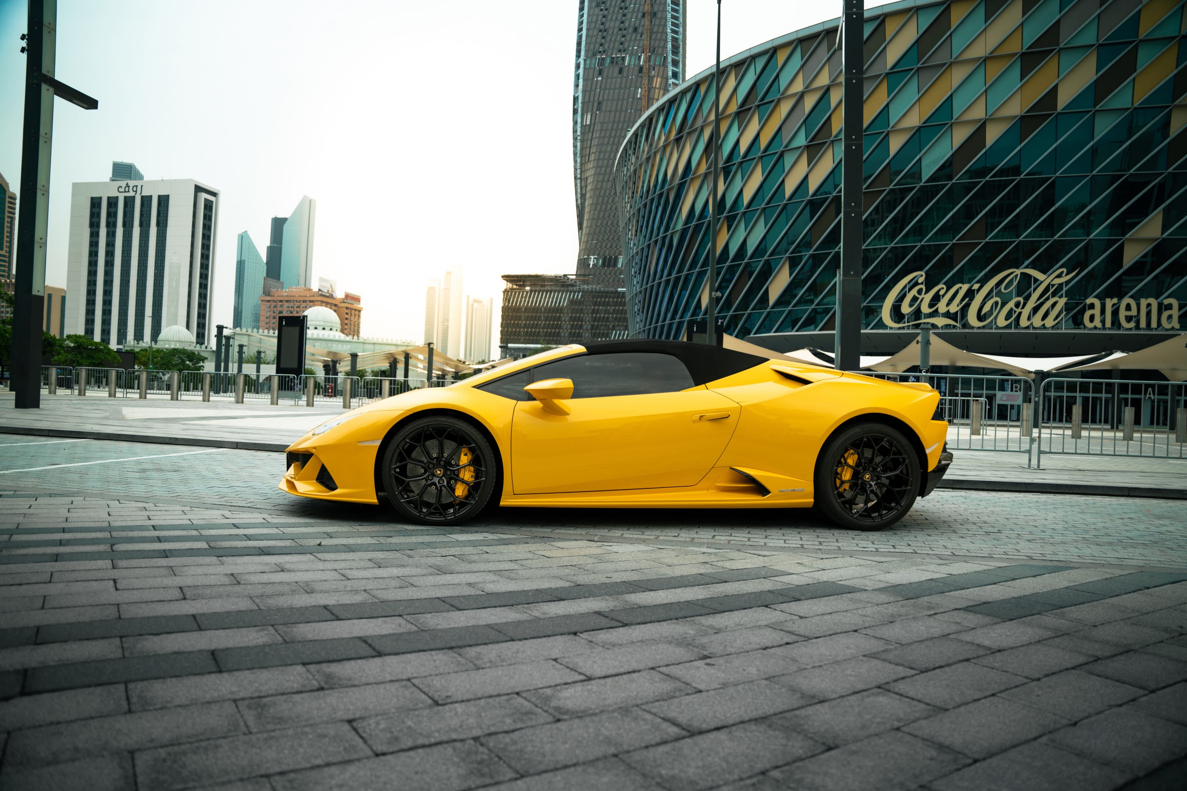 LAmborghini EVO SPYDER 2025 rental Dubai