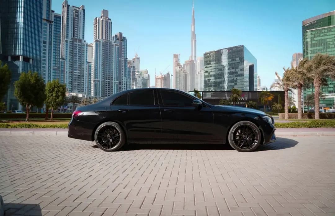 MErcedes AMG E450 () Black 2022 rental Dubai