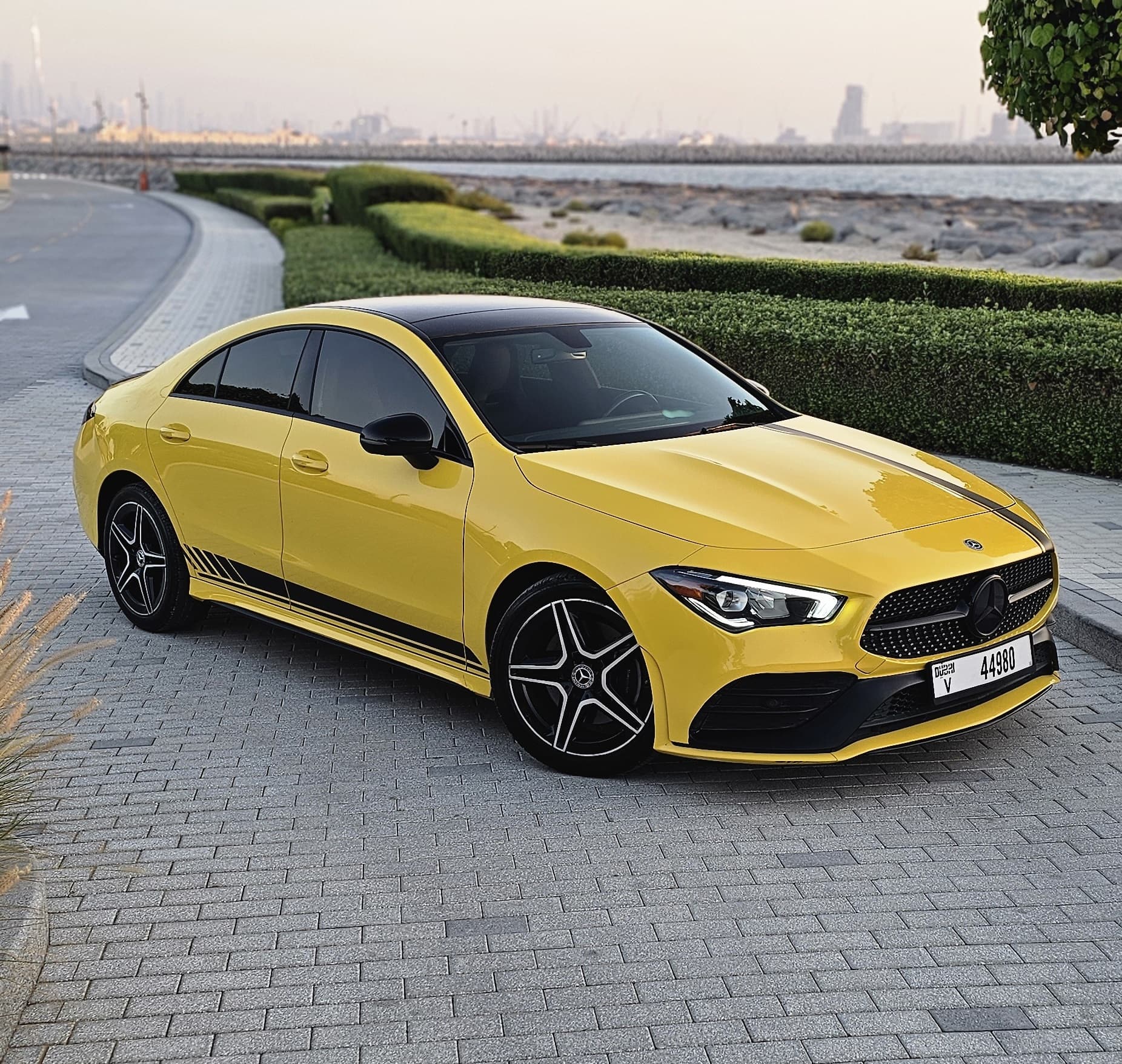 MErcedes CLA250 AMG 2020 rental Dubai