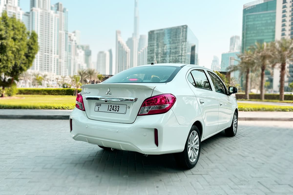 MItsubishi Attrage 2023 rental Dubai