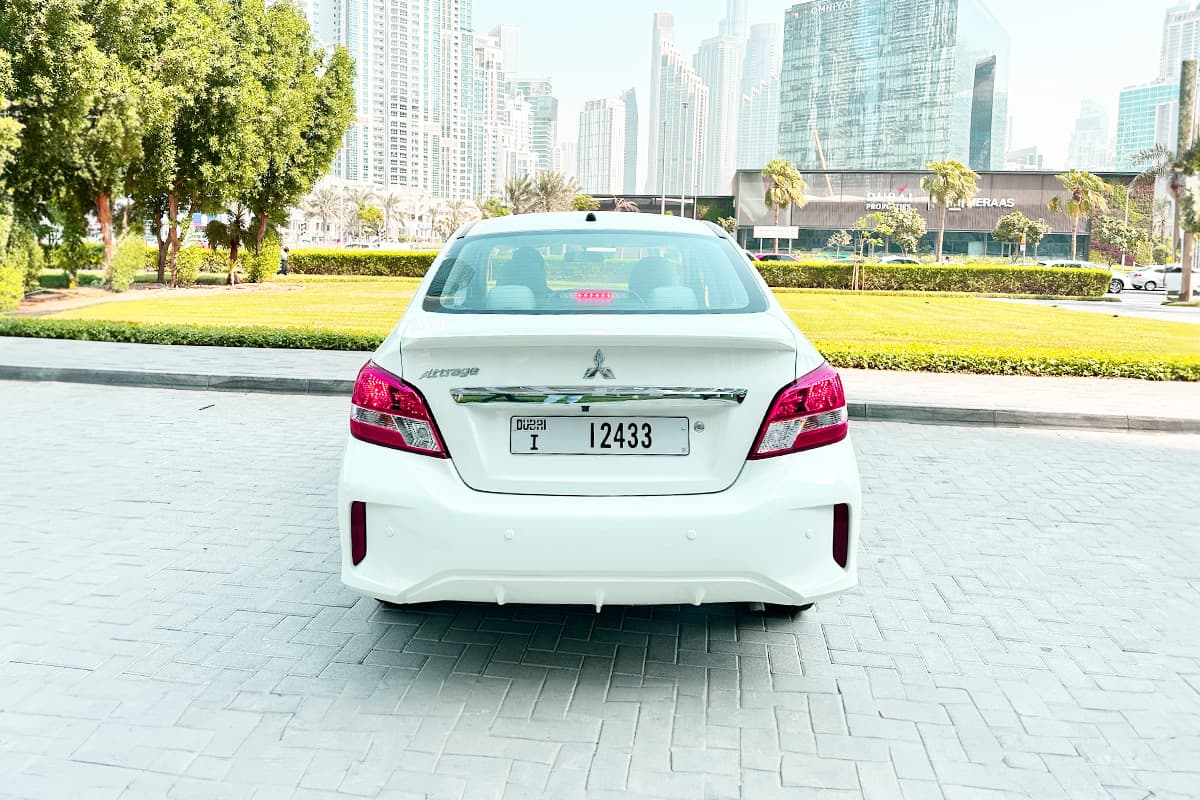 MItsubishi Attrage 2023 rental Dubai