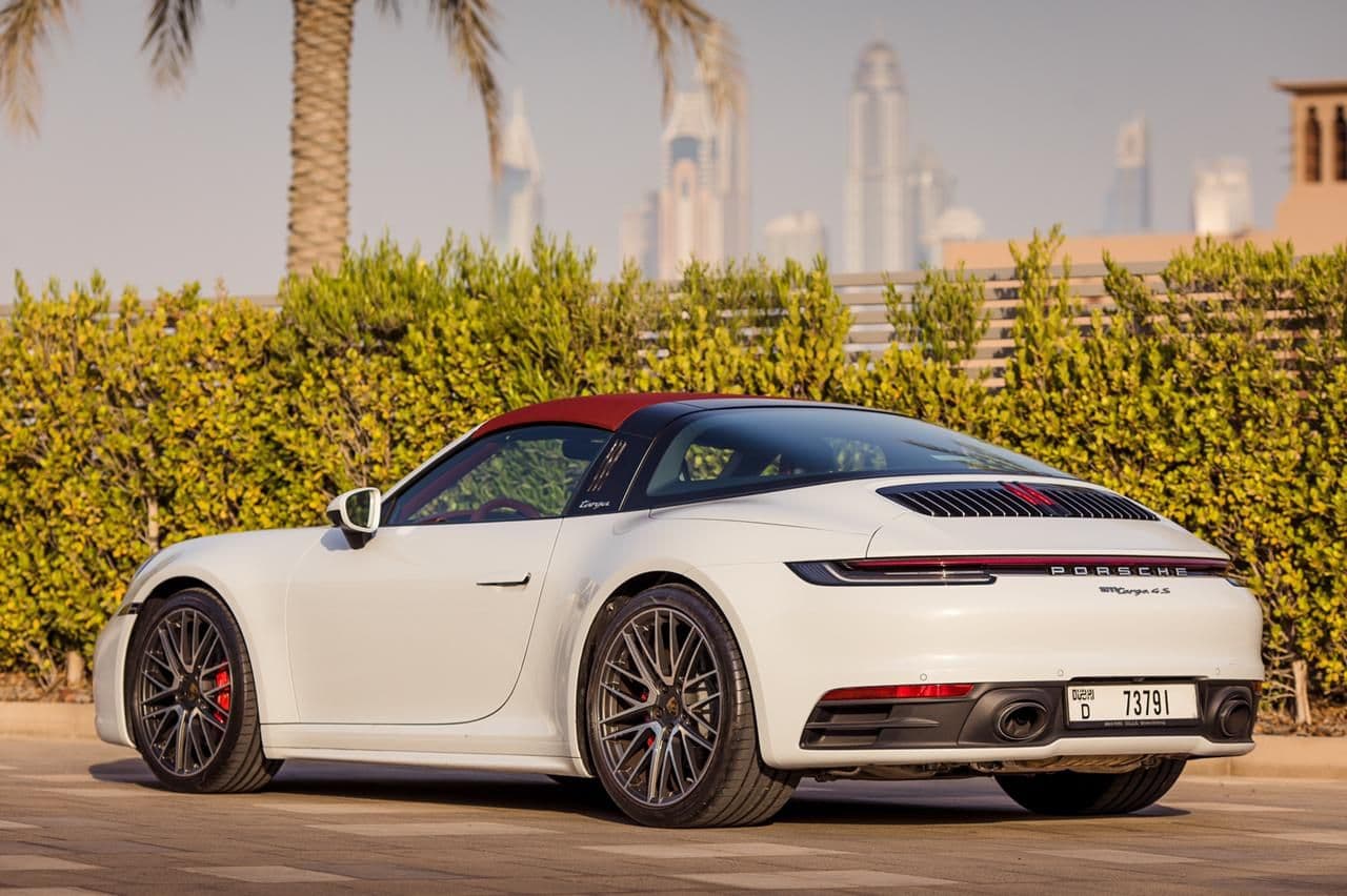 POrsche 911 Targa 4s 2022 rental Dubai