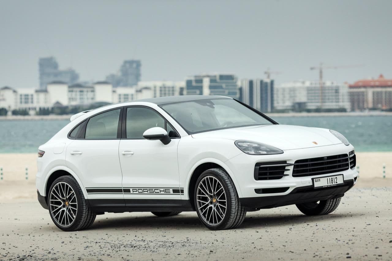 POrsche Cayenne coupe 2021 rental Dubai