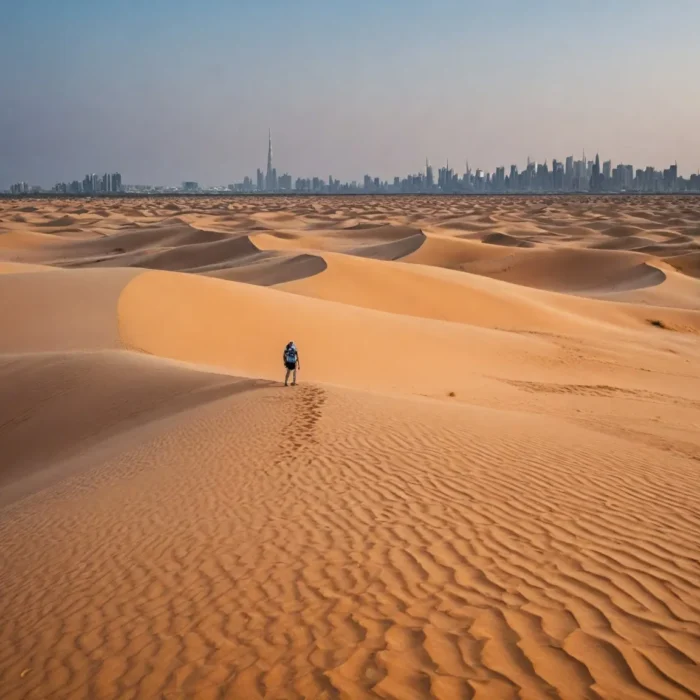 Desert Activities in Dubai Sandboarding in the Desert